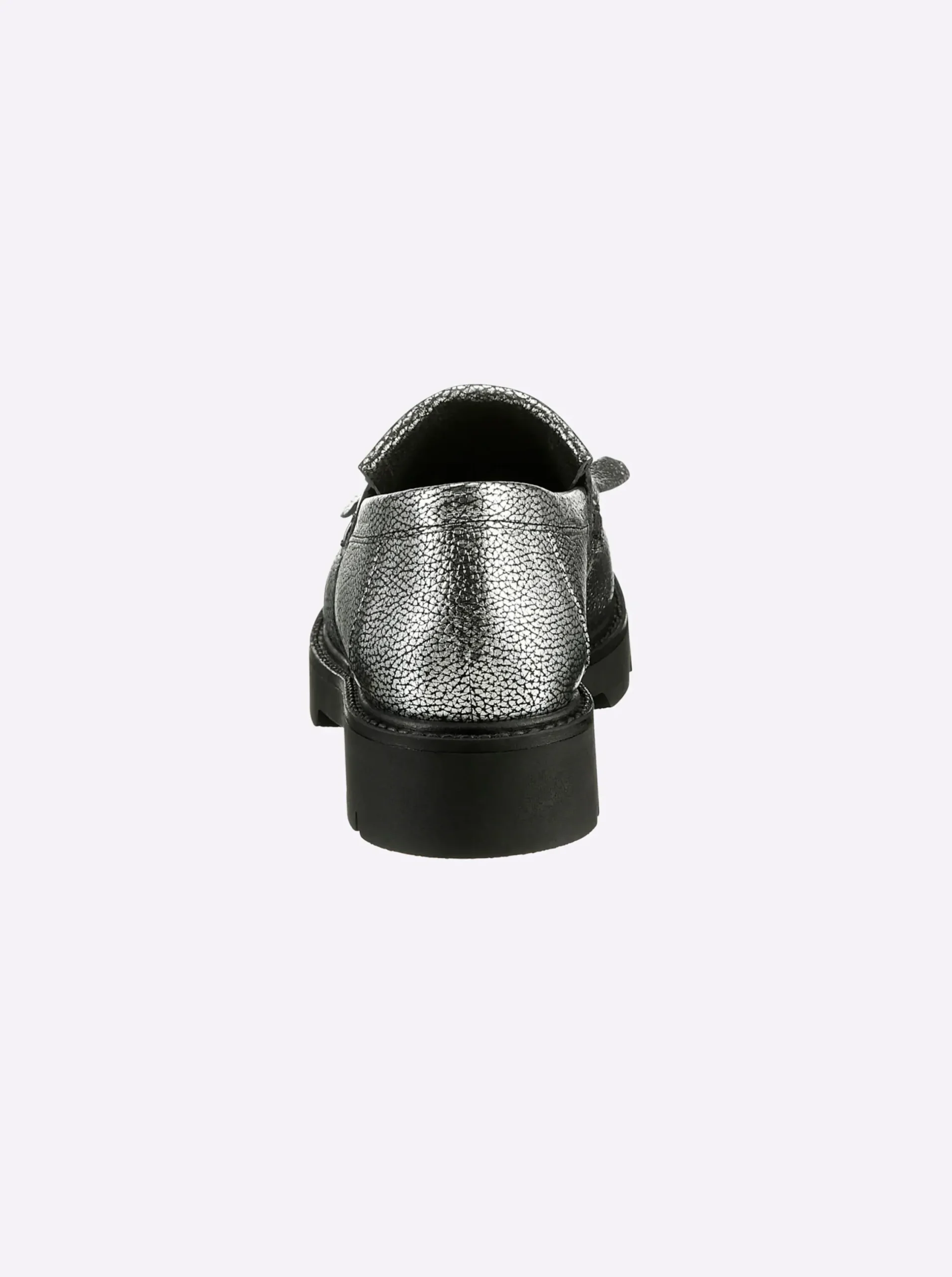 Mokassins & Slippers|heine Slipper silbergrau