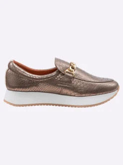 Mokassins & Slippers|heine Slipper khaki-metallic