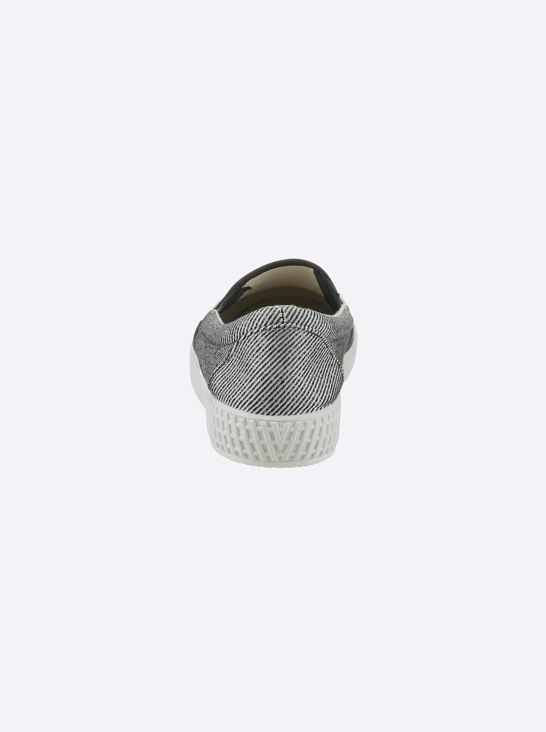 Mokassins & Slippers|heine Slipper weiß-schwarz