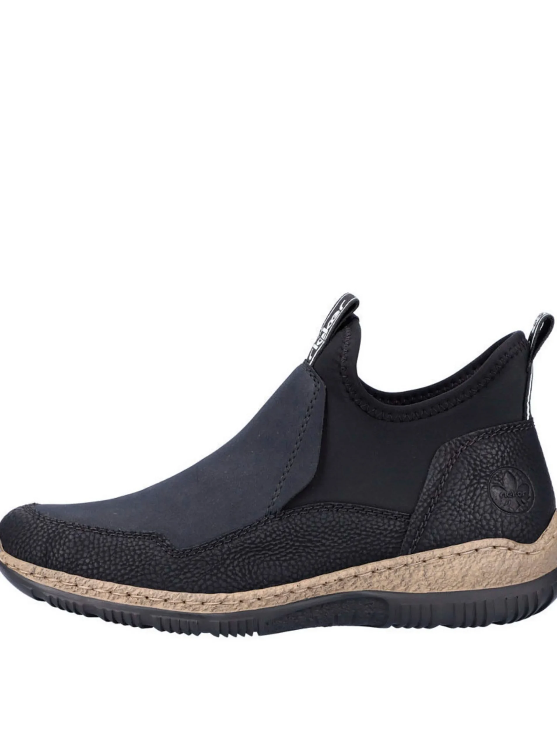 Mokassins & Slippers|Rieker Slipper schwarz