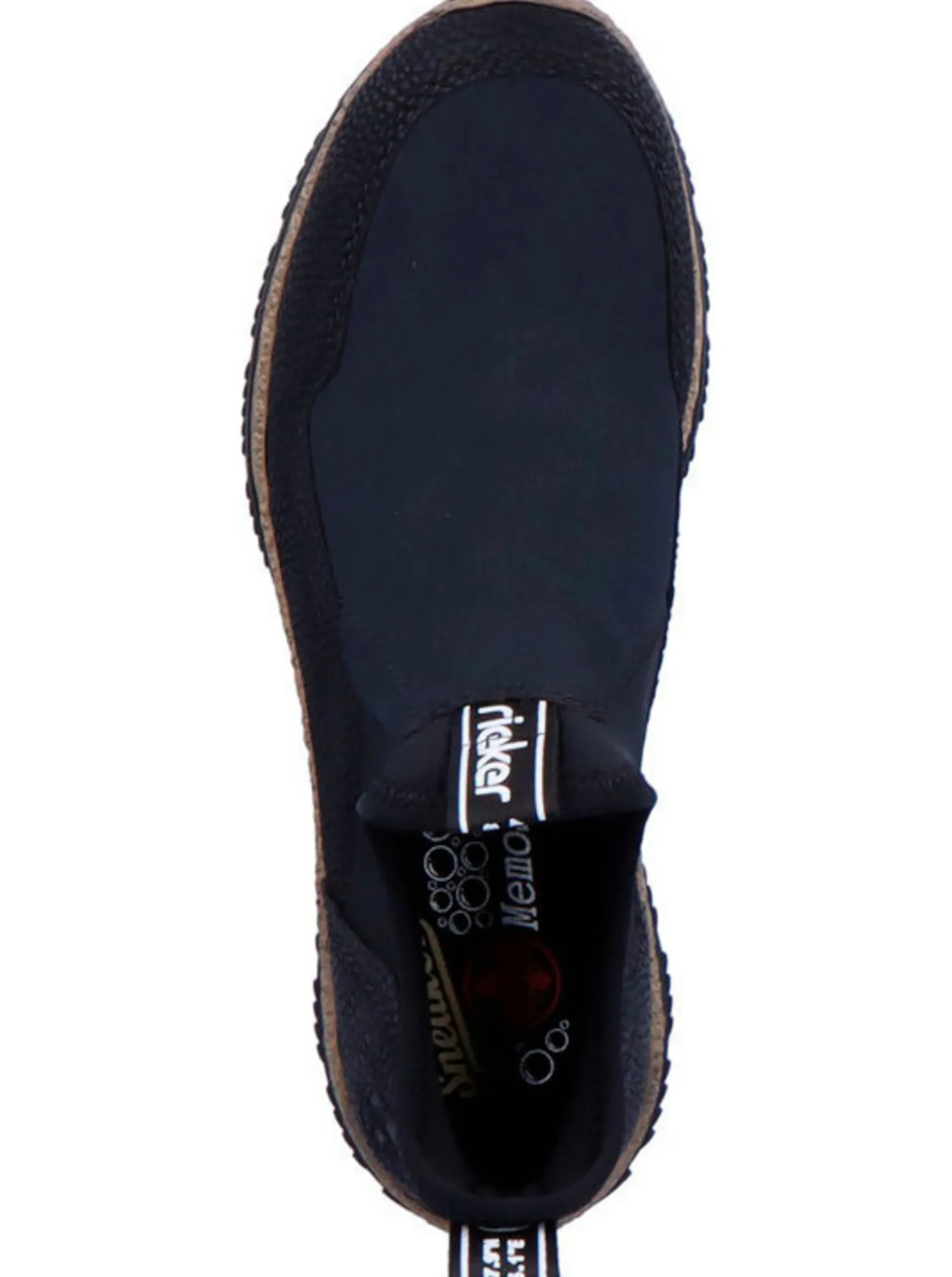 Mokassins & Slippers|Rieker Slipper schwarz