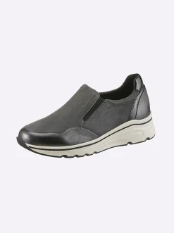 Mokassins & Slippers|heine Slipper grau