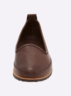 Mokassins & Slippers|Andrea Conti Slipper dunkelbraun