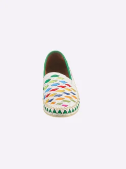Mokassins & Slippers|Gemini Slipper weiß