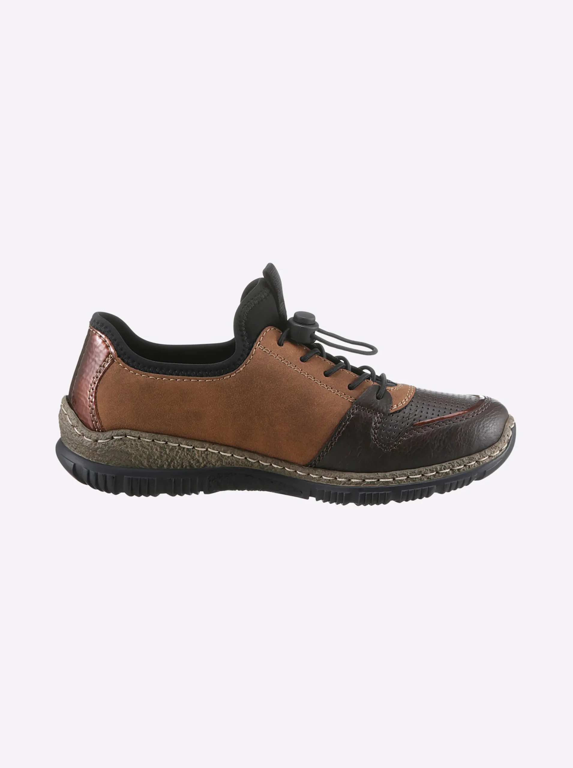 Mokassins & Slippers|Rieker Slipper braun