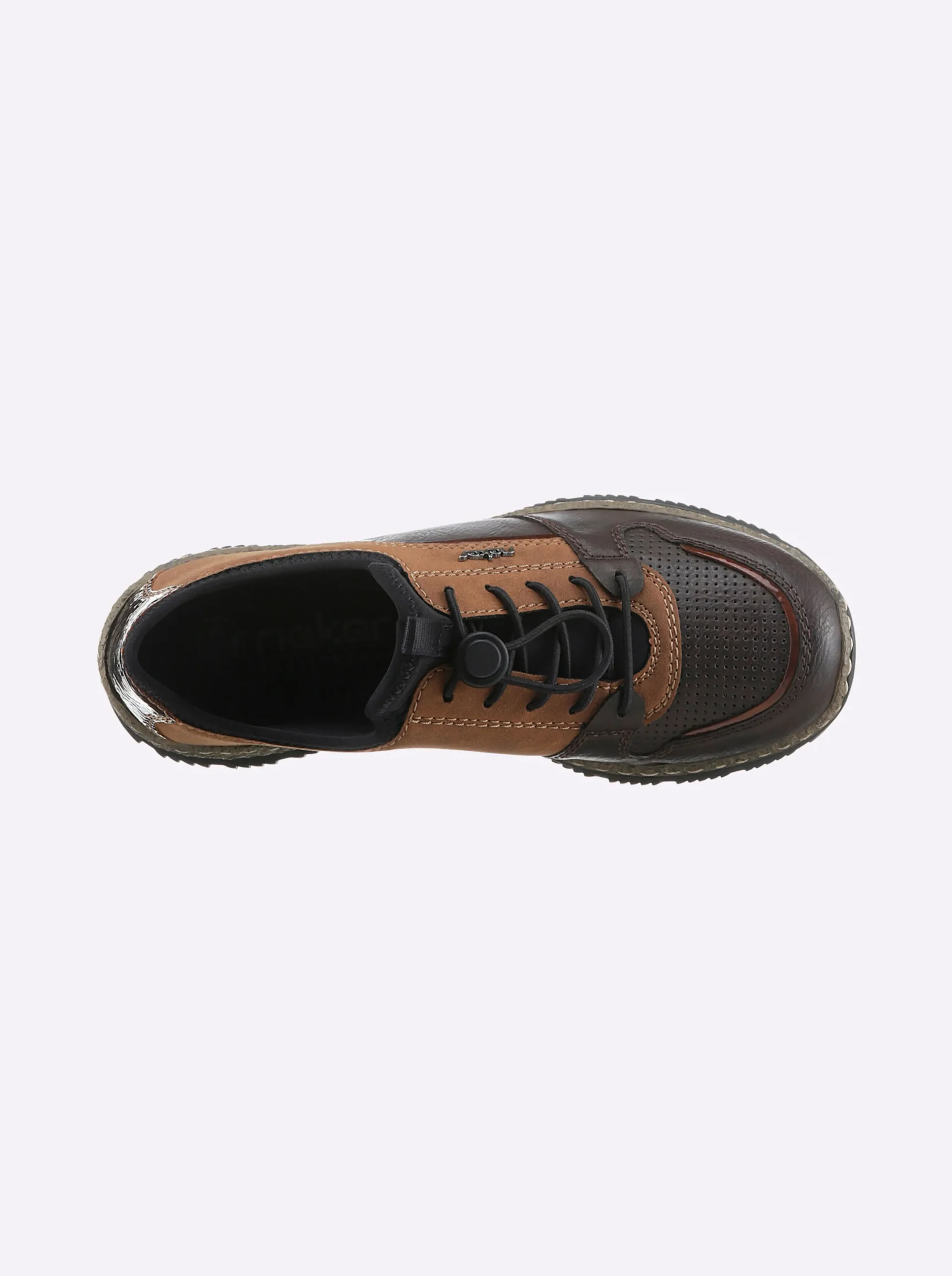 Mokassins & Slippers|Rieker Slipper braun