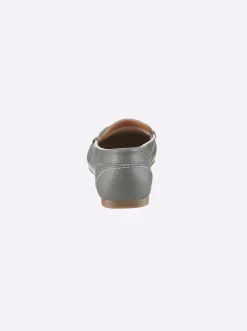 Mokassins & Slippers|heine Slipper grau