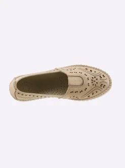 Mokassins & Slippers|Andrea Conti Slipper beige