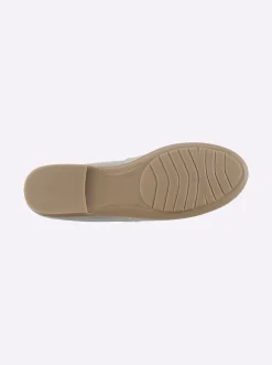 Mokassins & Slippers|heine Slipper hellgrau