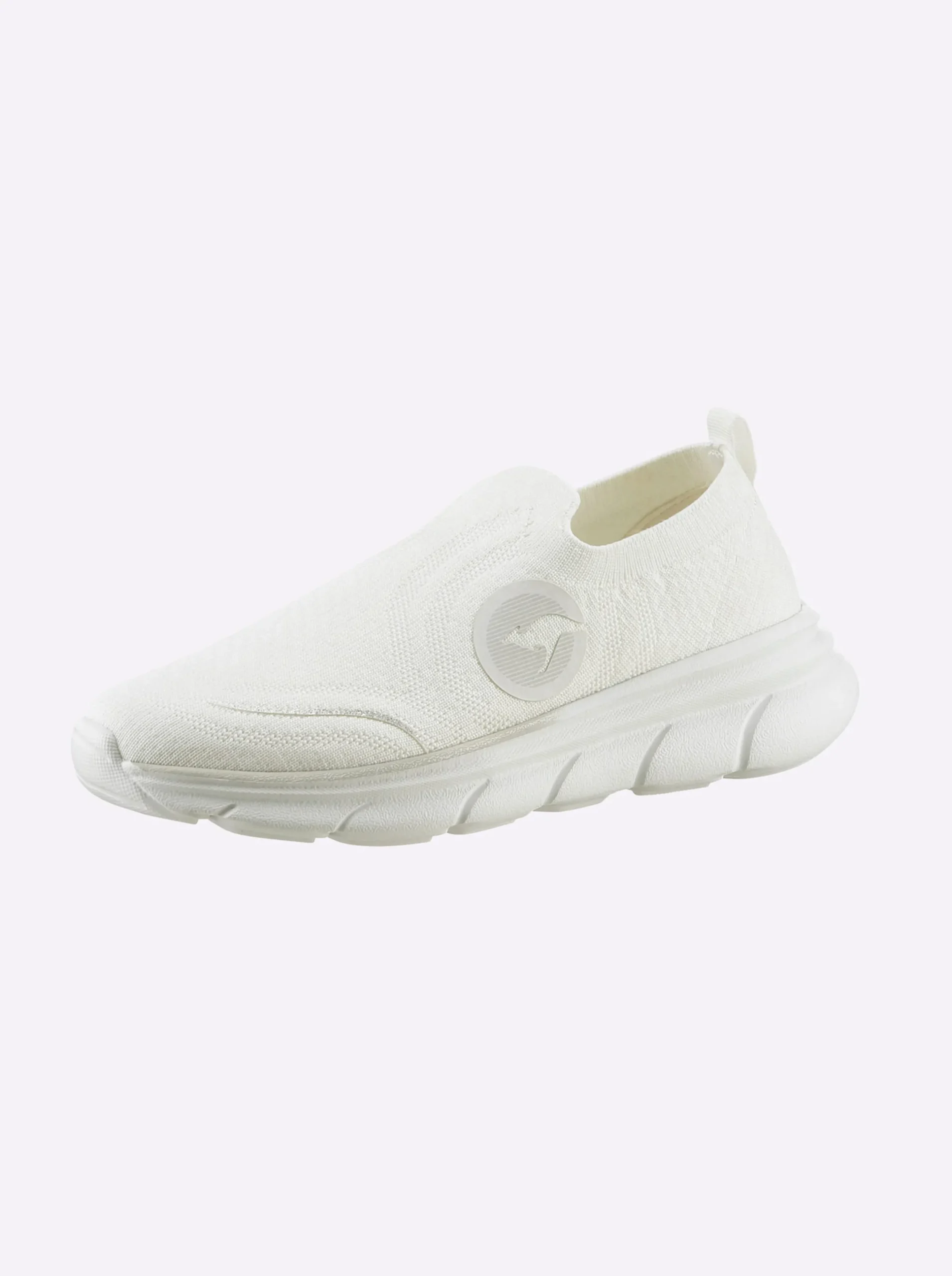 Mokassins & Slippers|KangaROOS Slipper weiß-grau