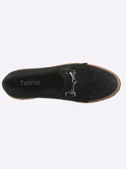 Mokassins & Slippers|heine Slipper schwarz