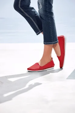 Mokassins & Slippers|Andrea Conti Slipper rot