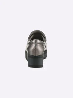 Mokassins & Slippers|heine Slipper grau