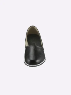 Mokassins & Slippers|Andrea Conti Slipper schwarz