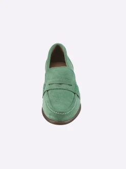 Mokassins & Slippers|heine Slipper jadegrün