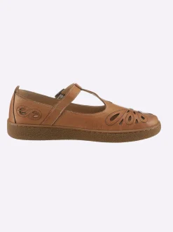 Mokassins & Slippers|airsoft modern+ Slipper komplett aus Leder camel