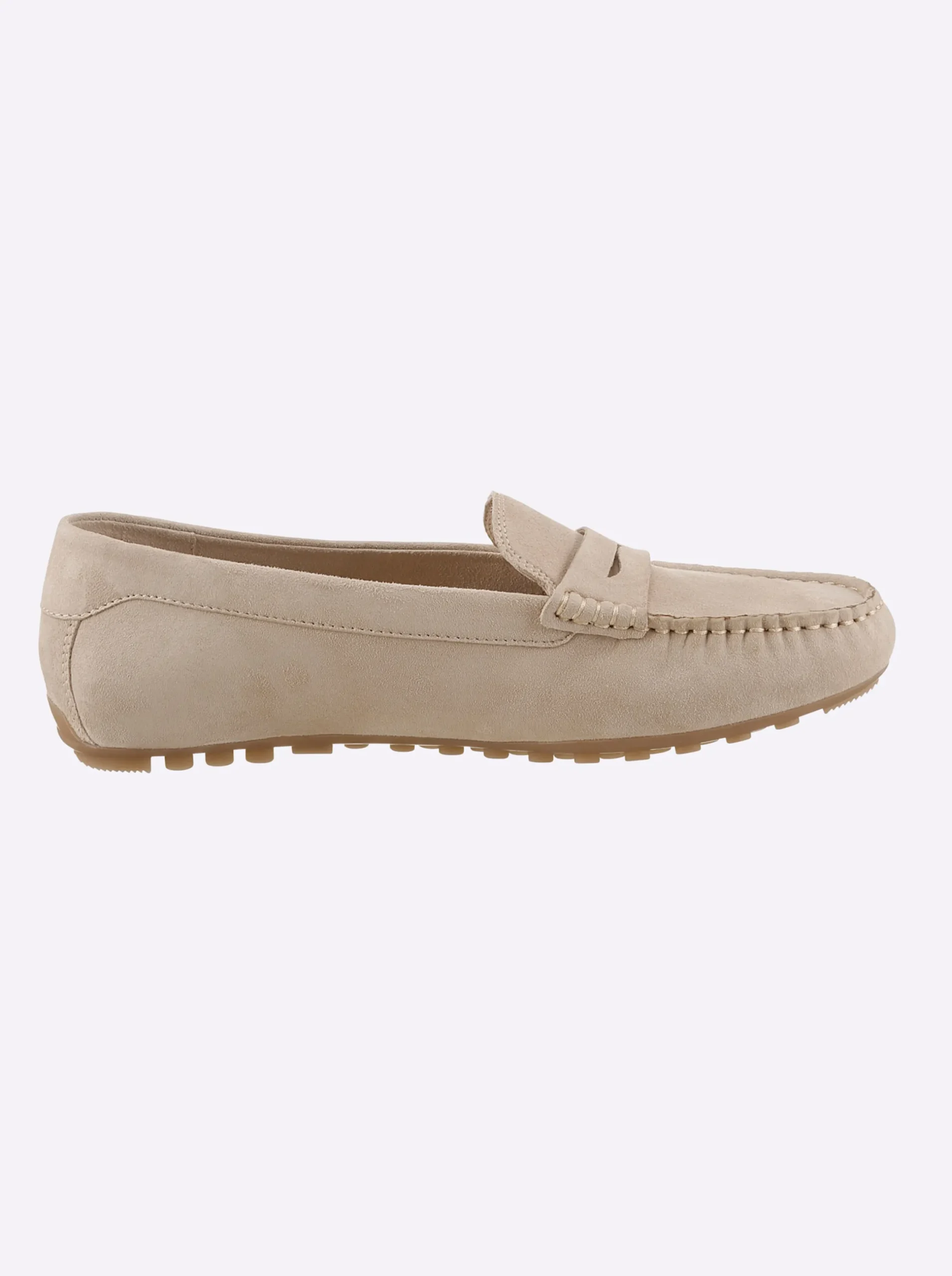 Mokassins & Slippers|Caprice Slipper mit flexibler Laufsohle sand