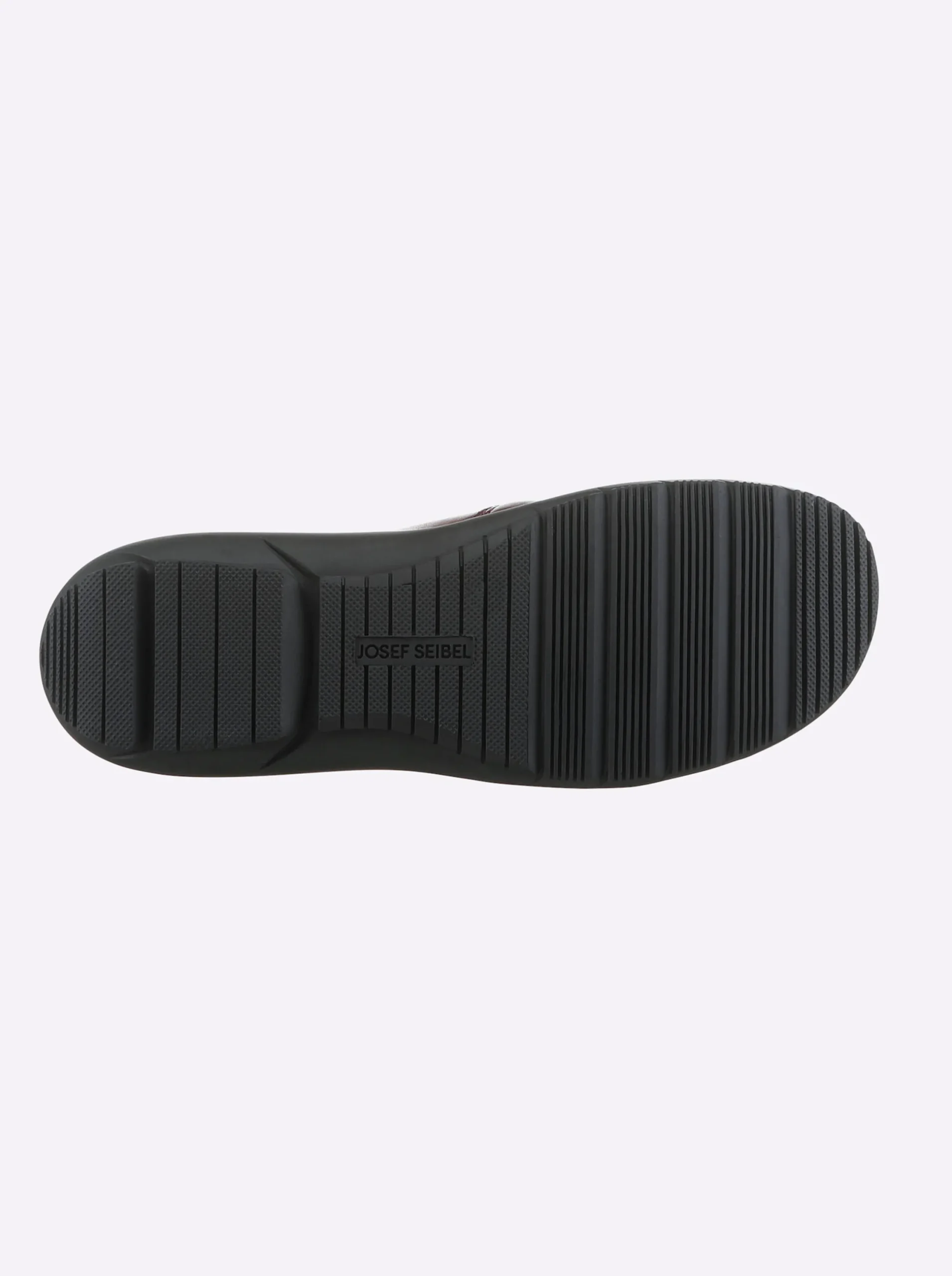 Mokassins & Slippers|Josef Seibel Slipper mit seitlichem Gummizug bordeaux