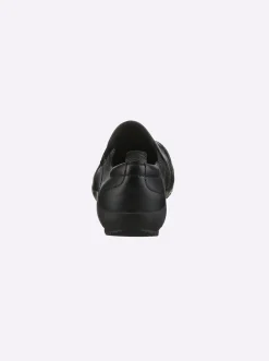 Mokassins & Slippers|Josef Seibel Slipper mit seitlichem Gummizug schwarz