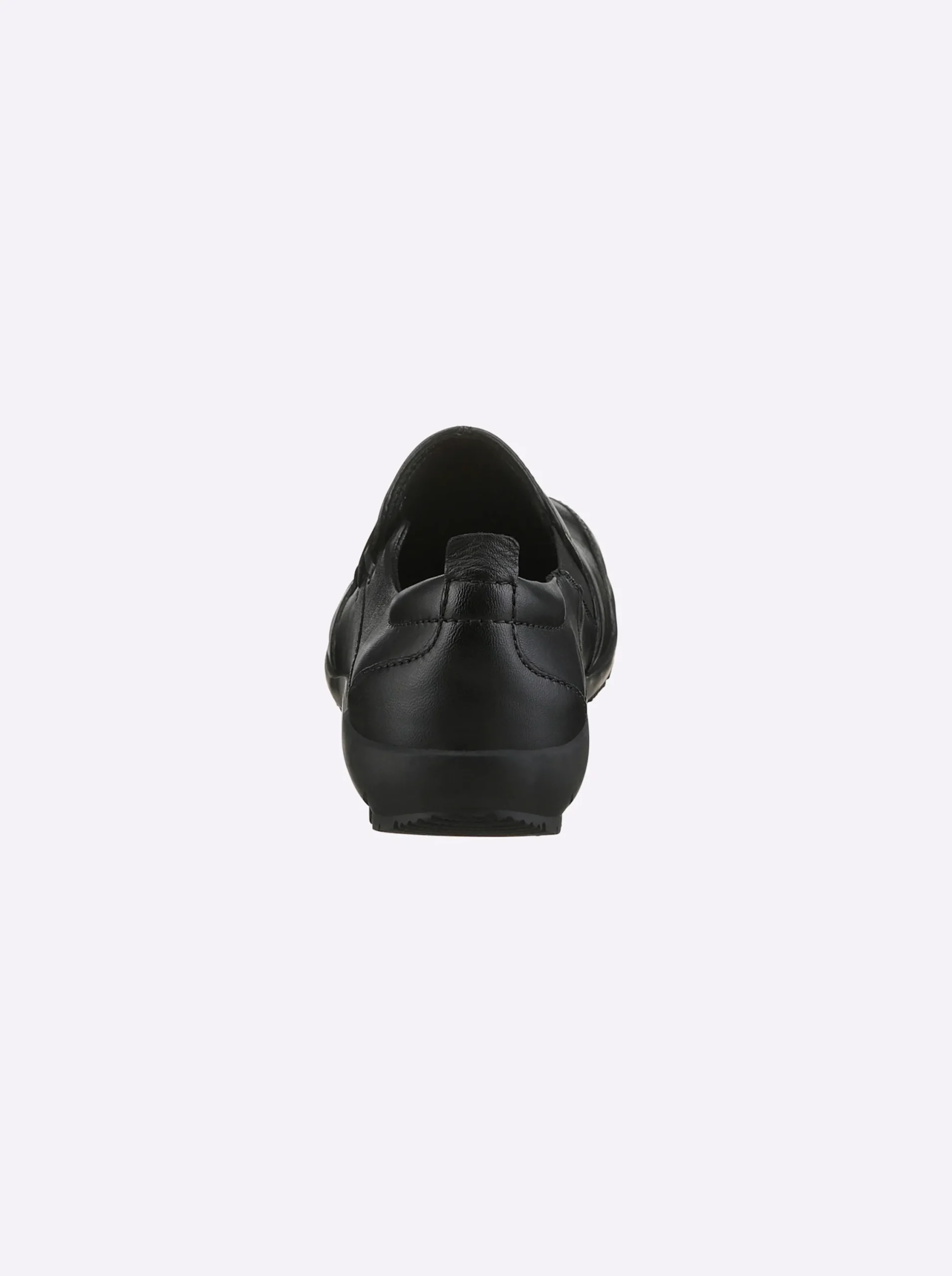 Mokassins & Slippers|Josef Seibel Slipper mit seitlichem Gummizug schwarz