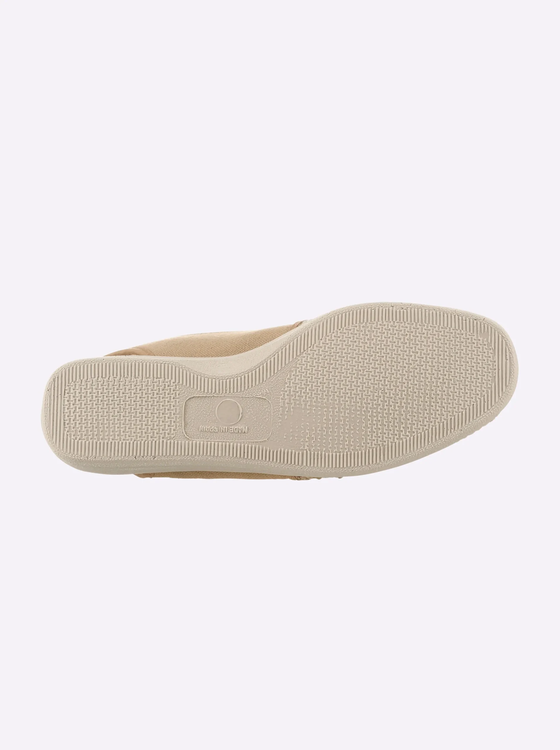 Mokassins & Slippers| Slipper mit Streifen-Muster vanille