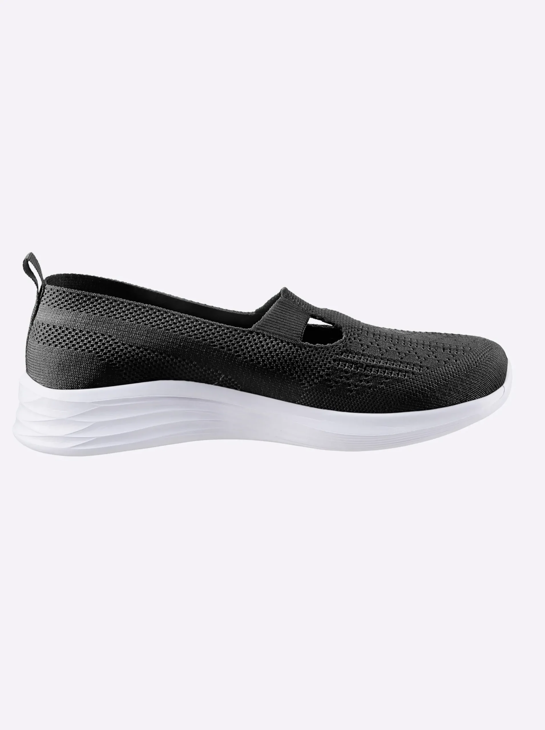 Sneakers & Schnürer|Mokassins & Slippers|airsoft modern+ Slipper mit Stretch-Einsatz schwarz