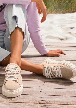 Sneakers & Schnürer|Elbsand Sneaker beige-rosé