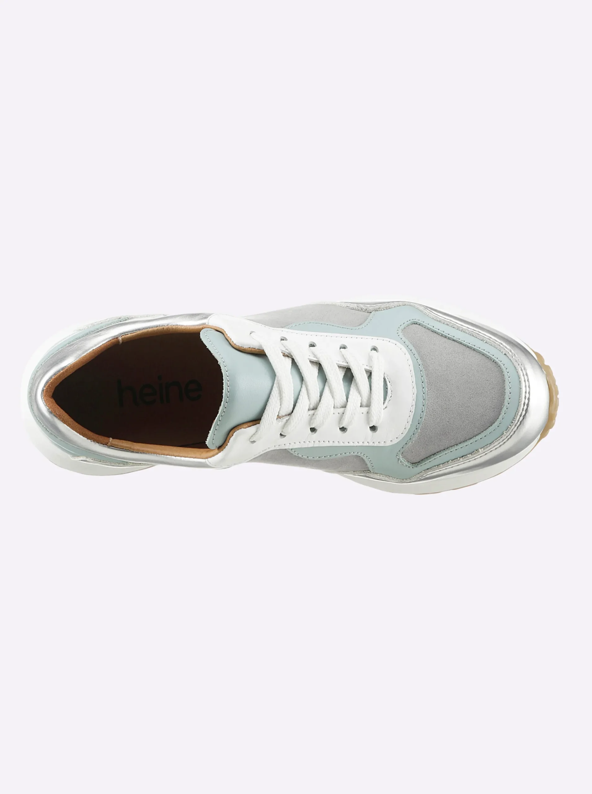 Sneakers & Schnürer|heine Sneaker grau-silberfarben