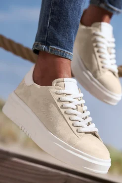Sneakers & Schnürer|Elbsand Sneaker beige