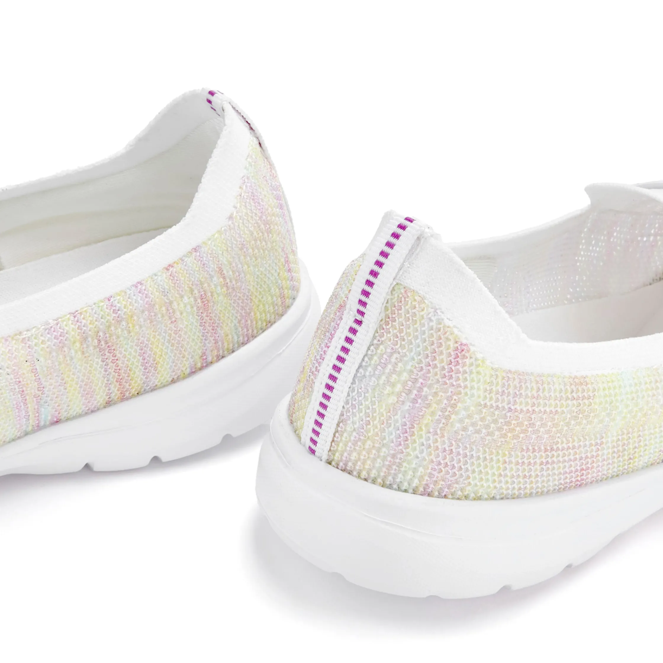 Sneakers & Schnürer|LASCANA Sneaker gelb/pinkmeliert