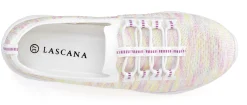 Sneakers & Schnürer|LASCANA Sneaker gelb/pinkmeliert