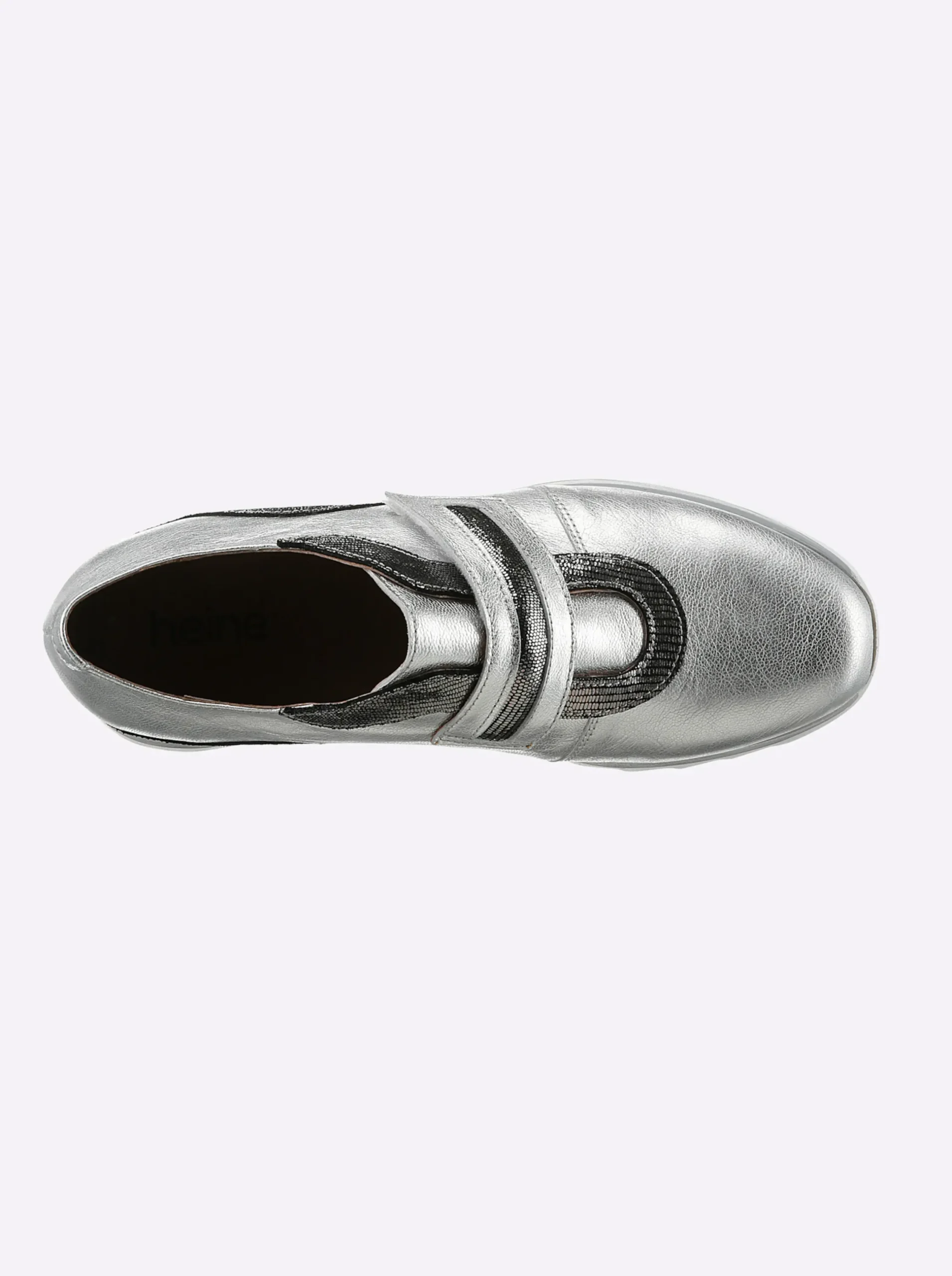 Sneakers & Schnürer|heine Sneaker silberfarben-metallic