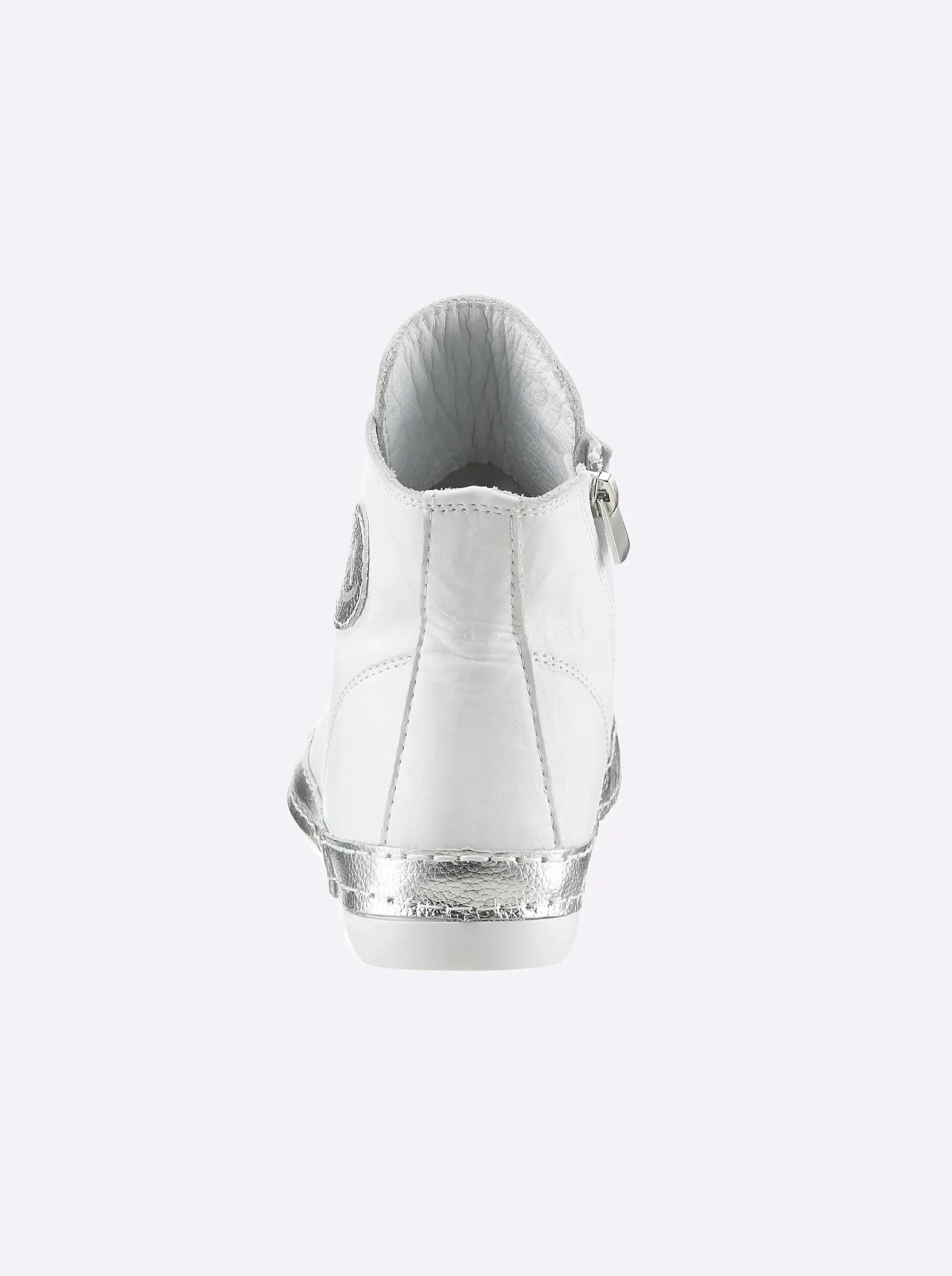 Sneakers & Schnürer|Andrea Conti Sneaker weiß-silberfarben