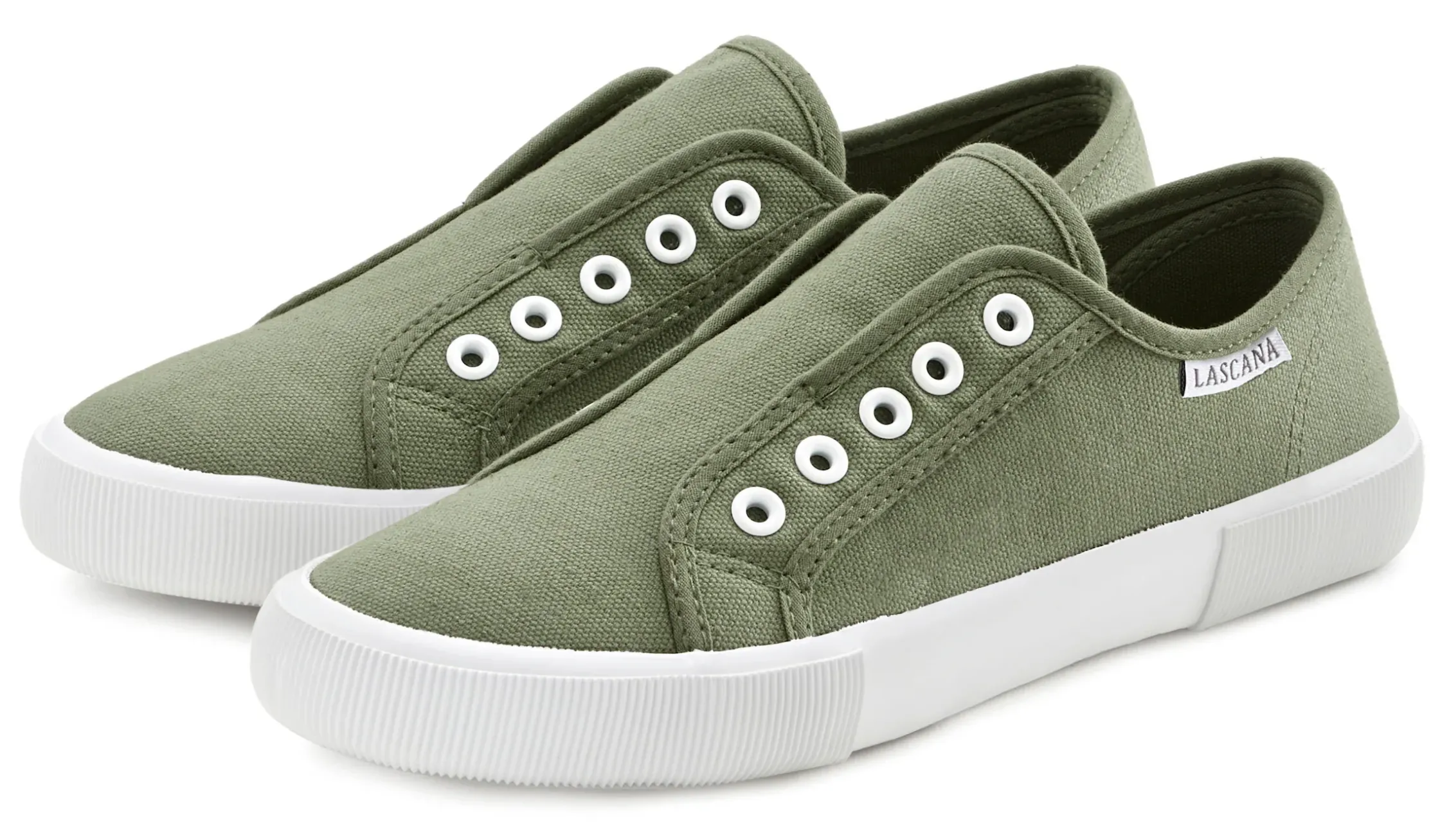 Sneakers & Schnürer|LASCANA Sneaker olivgrün