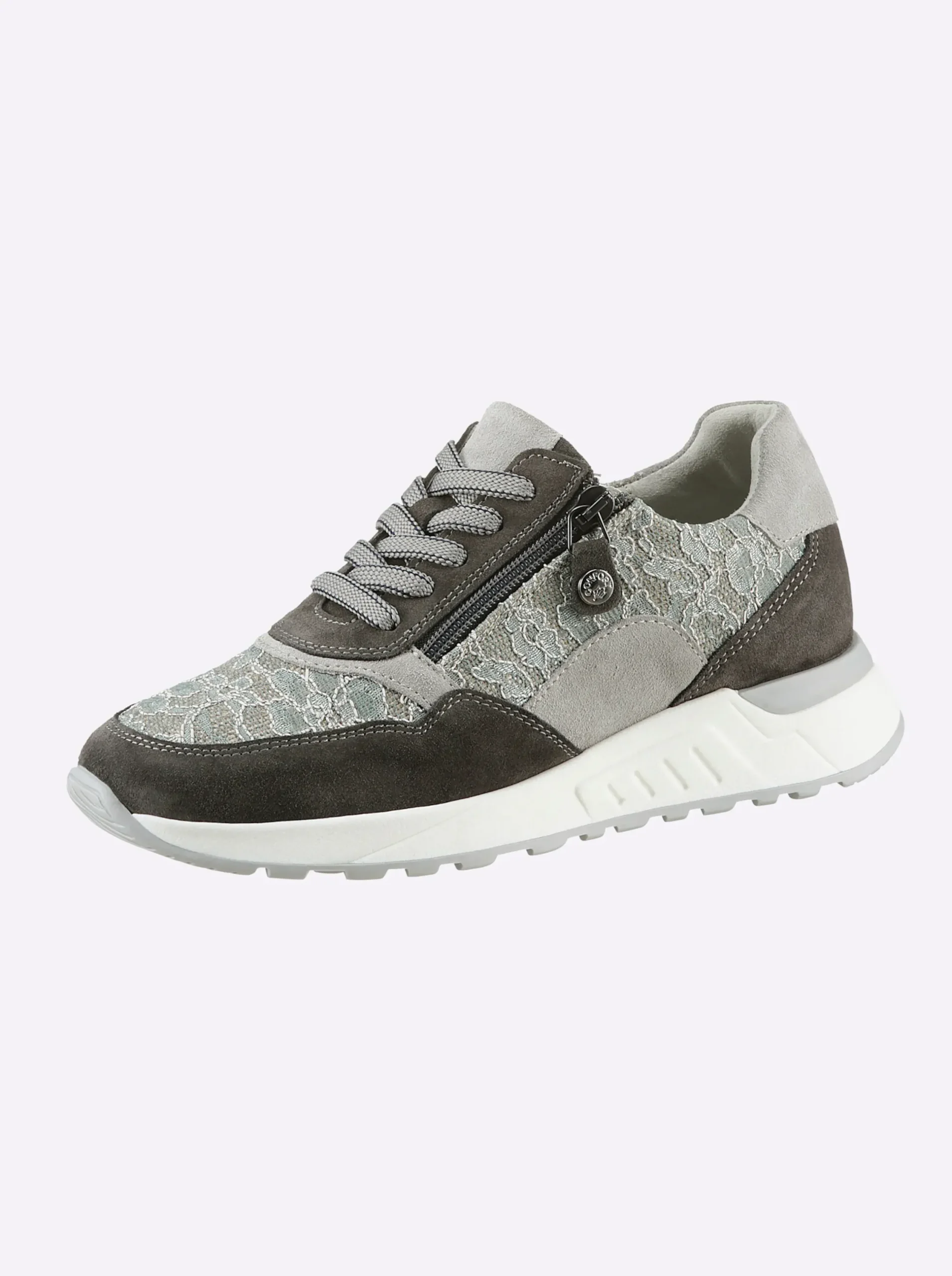 Sneakers & Schnürer|heine Sneaker grau