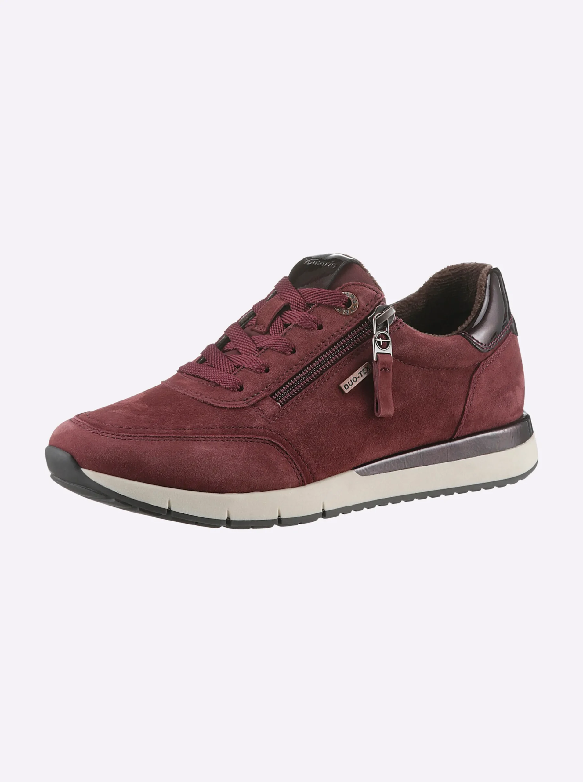 Sneakers & Schnürer|Tamaris Sneaker dunkelrot