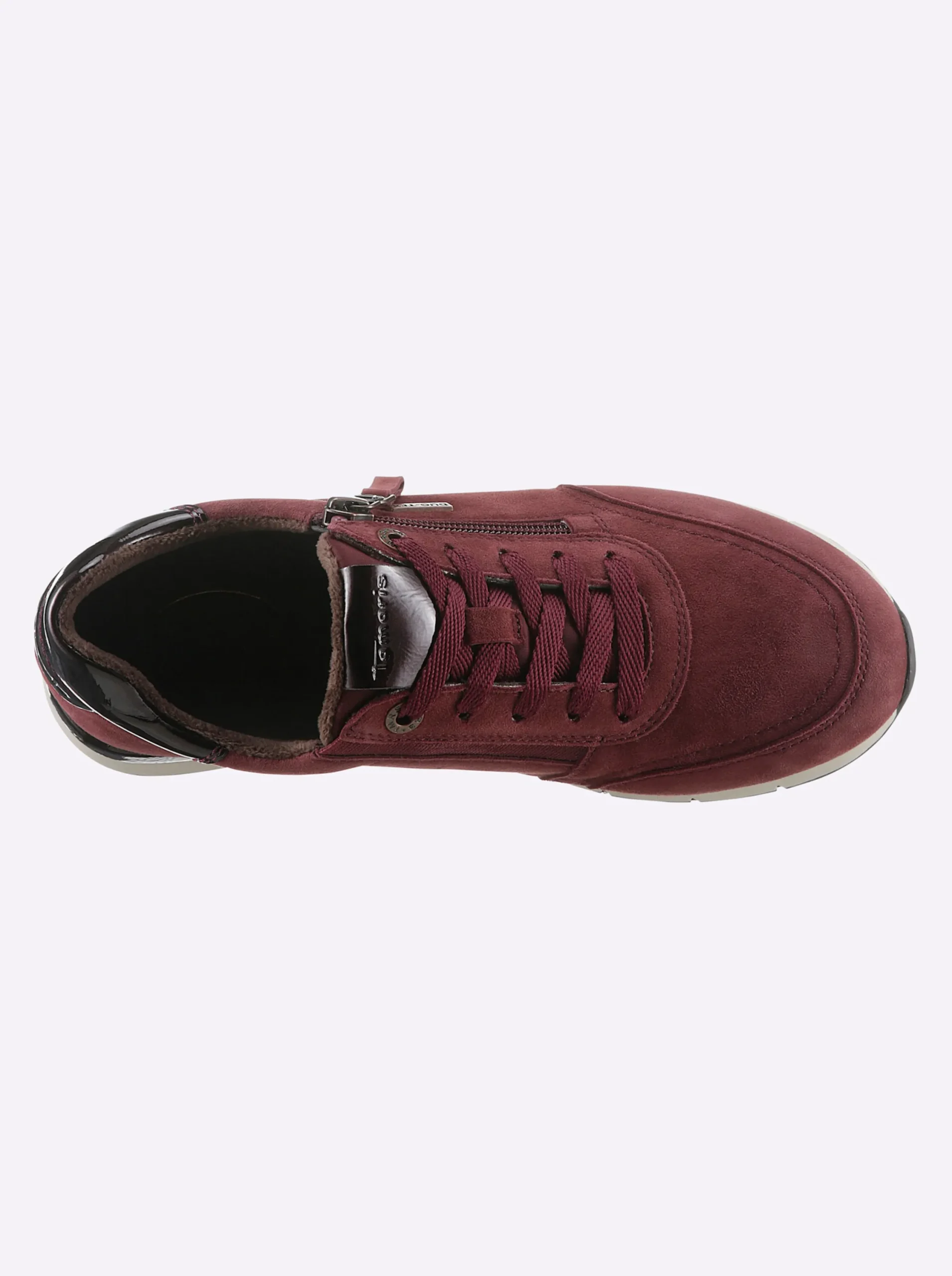 Sneakers & Schnürer|Tamaris Sneaker dunkelrot