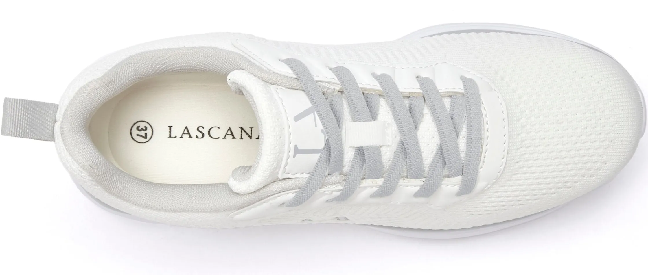 Sneakers & Schnürer|LASCANA Sneaker weiß/hellgrau