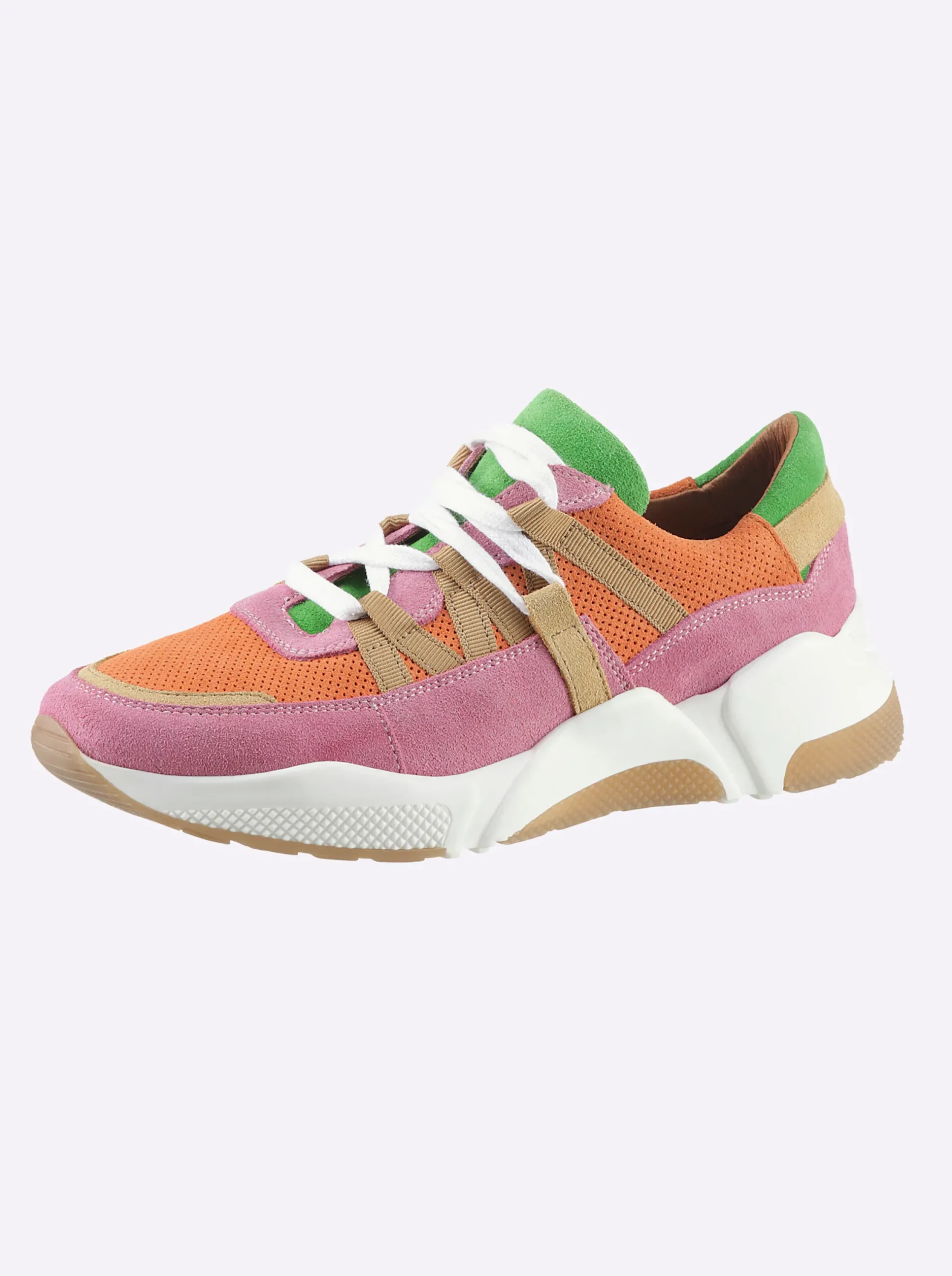 Sneakers & Schnürer|heine Sneaker orange-bunt
