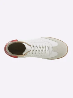 Sneakers & Schnürer|heine Sneaker weiß-rot-metallic