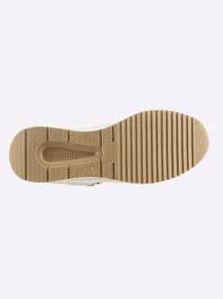 Sneakers & Schnürer|Remonte Sneaker , für orthopädische Einlagen geeignet weiß-beige