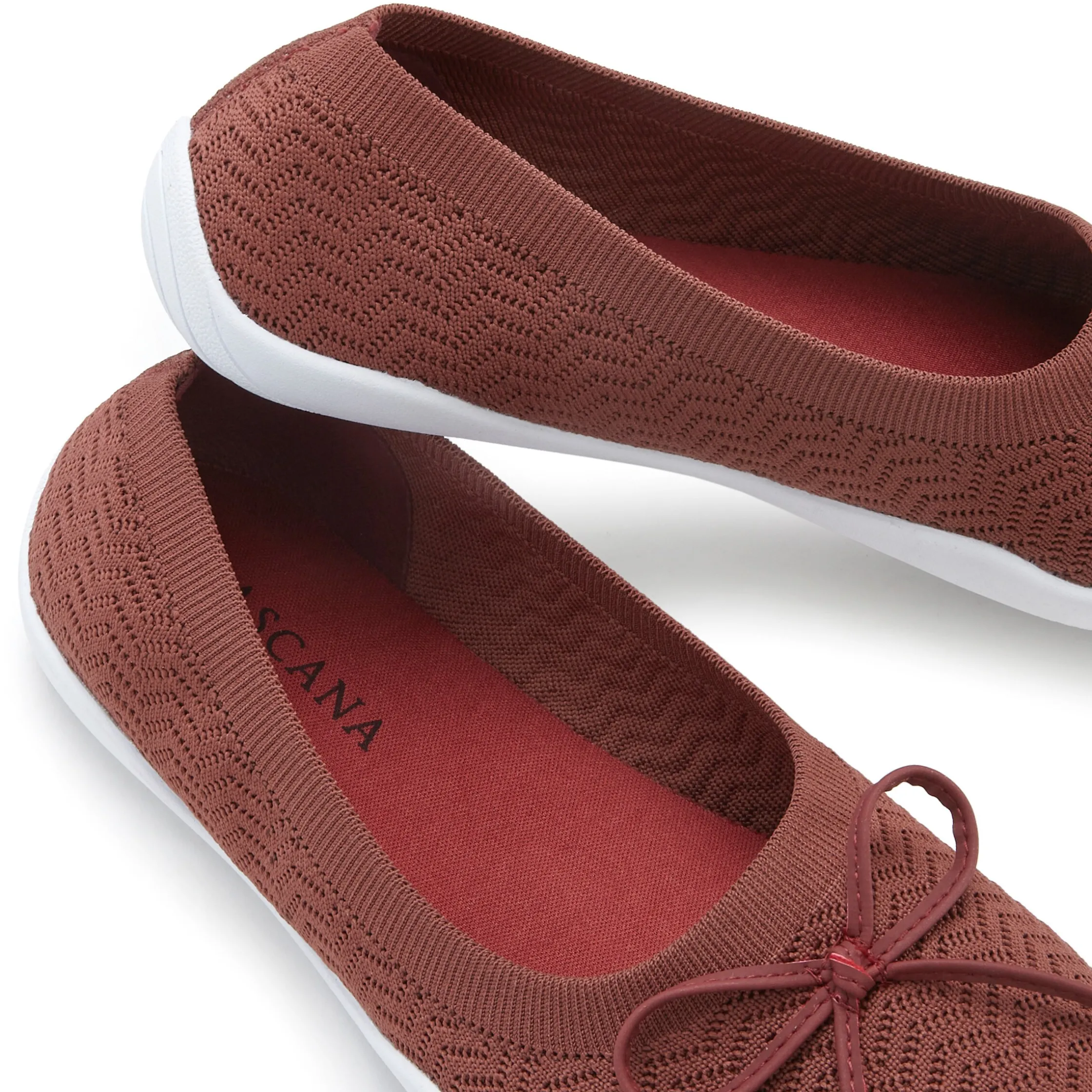 Ballerinas|LASCANA Sneaker Ballerinas rotbraun