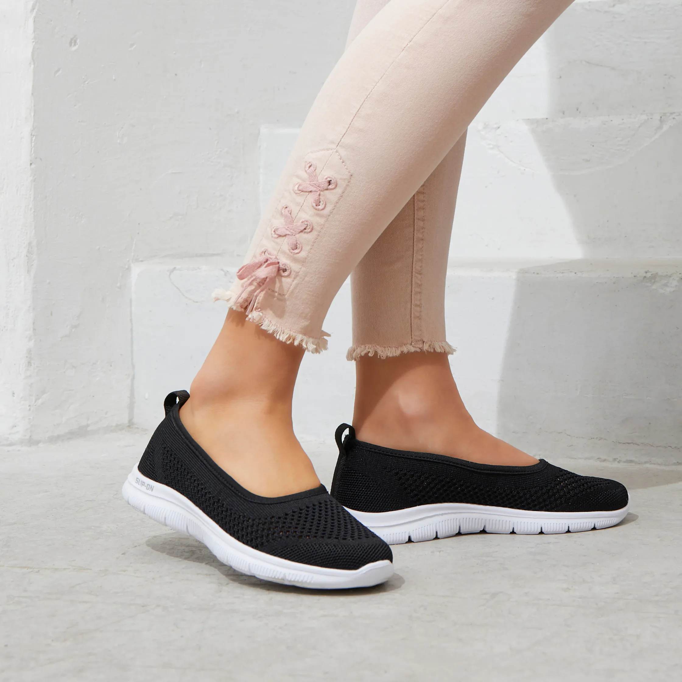 Ballerinas|LASCANA Sneaker Ballerinas schwarz