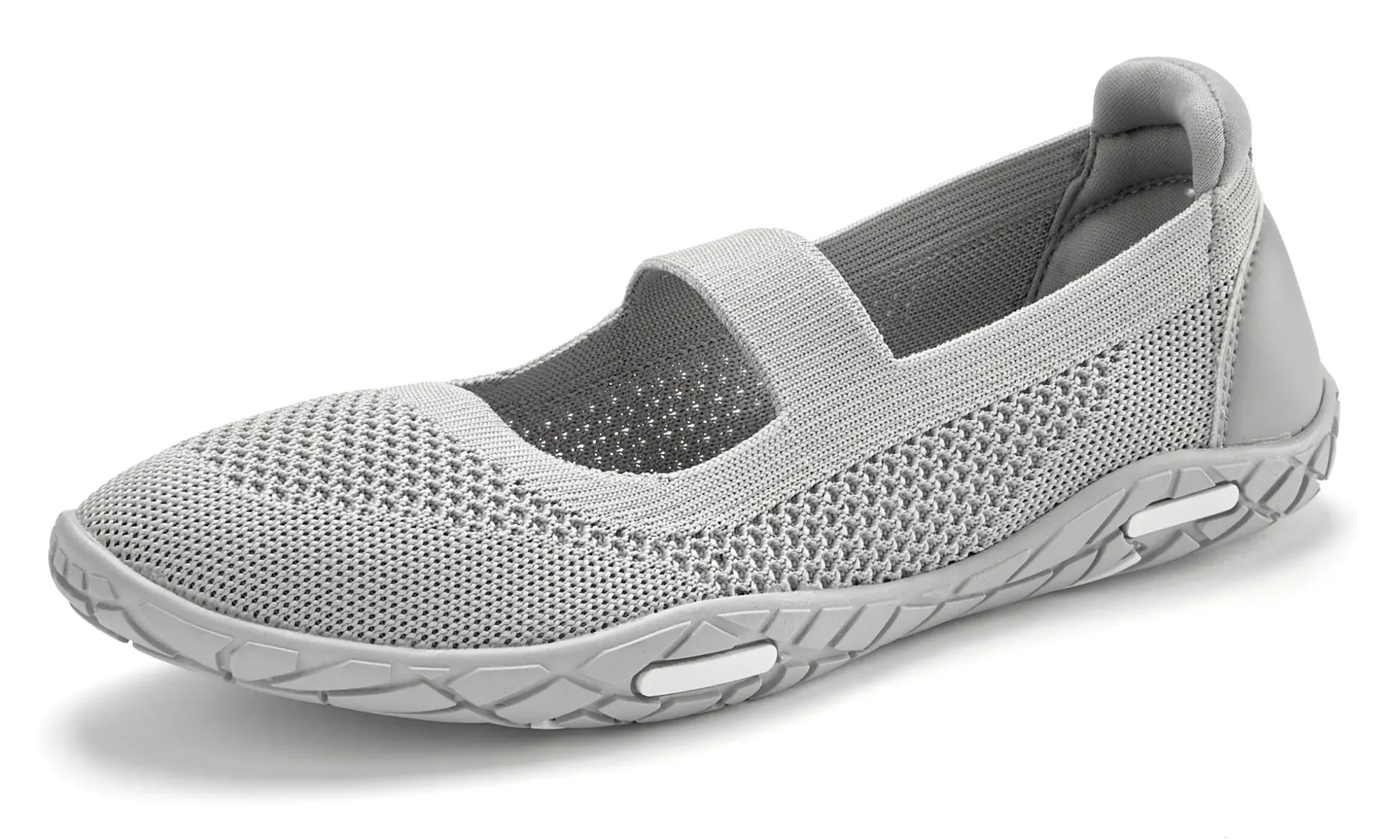 Ballerinas|LASCANA Sneaker Ballerinas hellgrau