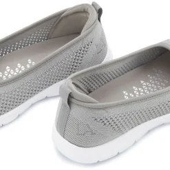 Ballerinas|LASCANA Sneaker Ballerinas grau