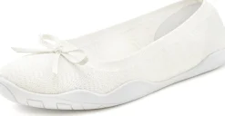 Ballerinas|LASCANA Sneaker Ballerinas weiß