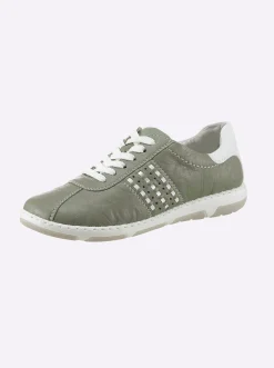 Sneakers & Schnürer|Rieker Sneaker für kräftige Füße kalkmint