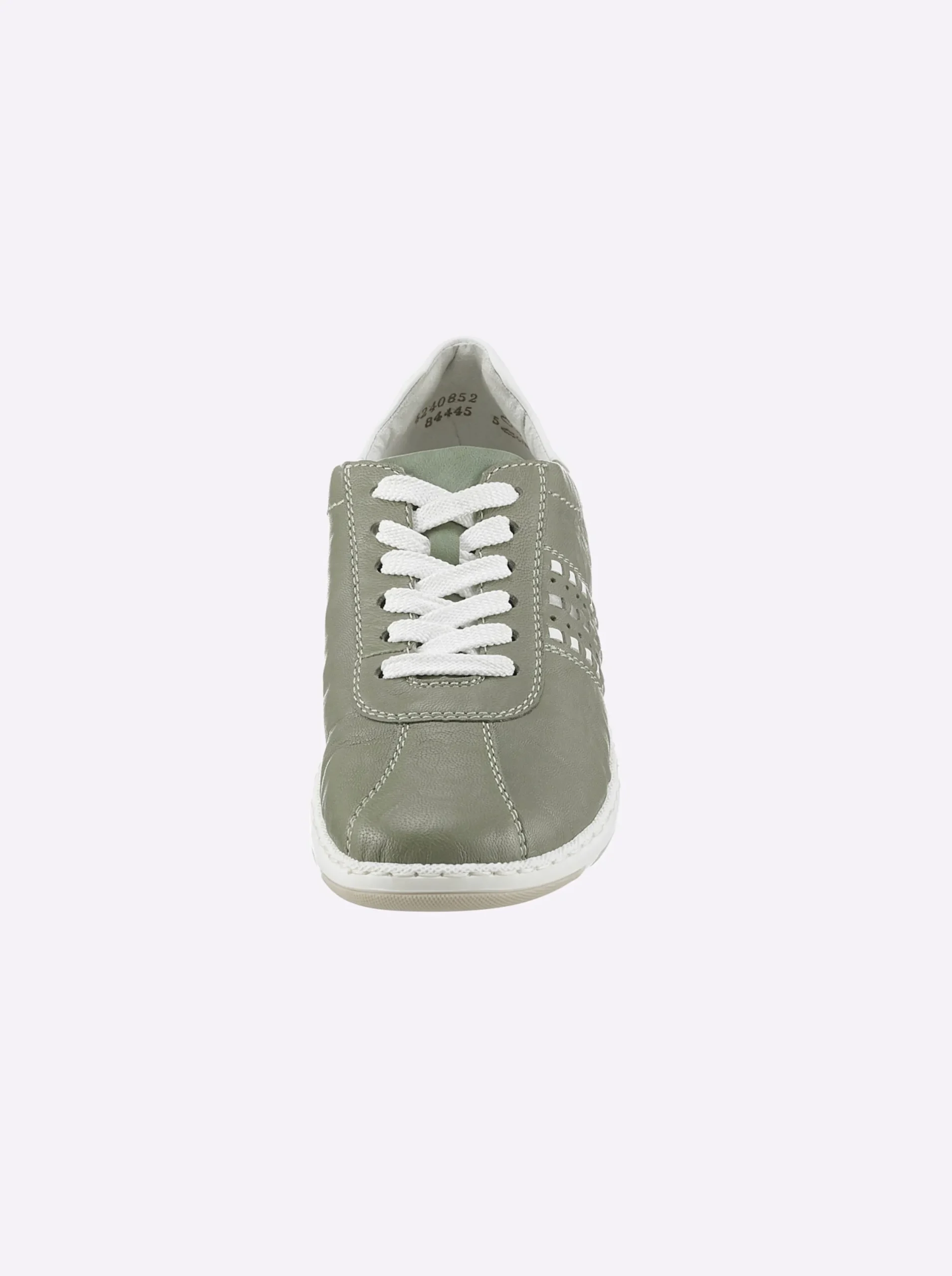 Sneakers & Schnürer|Rieker Sneaker für kräftige Füße kalkmint