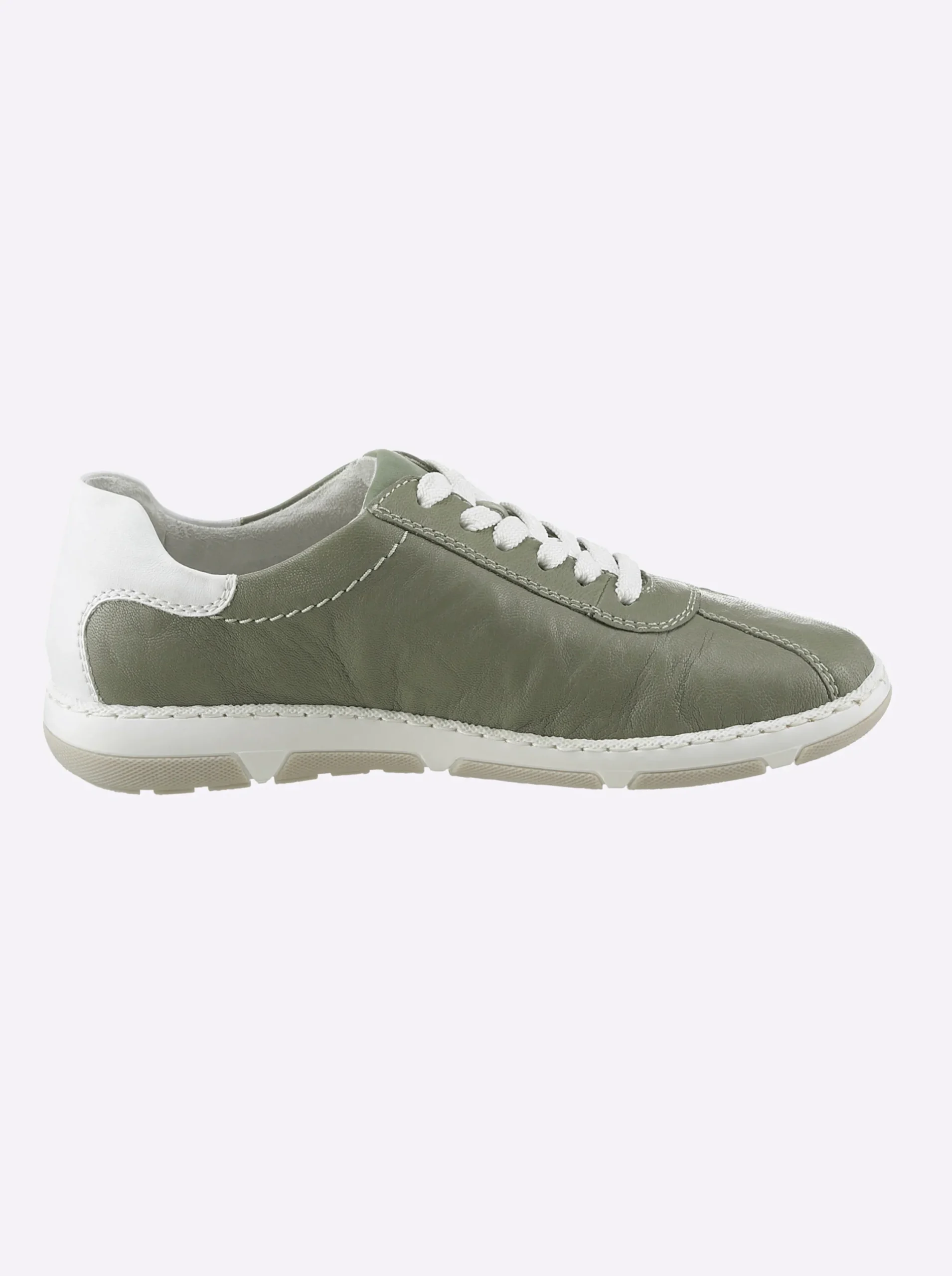 Sneakers & Schnürer|Rieker Sneaker für kräftige Füße kalkmint
