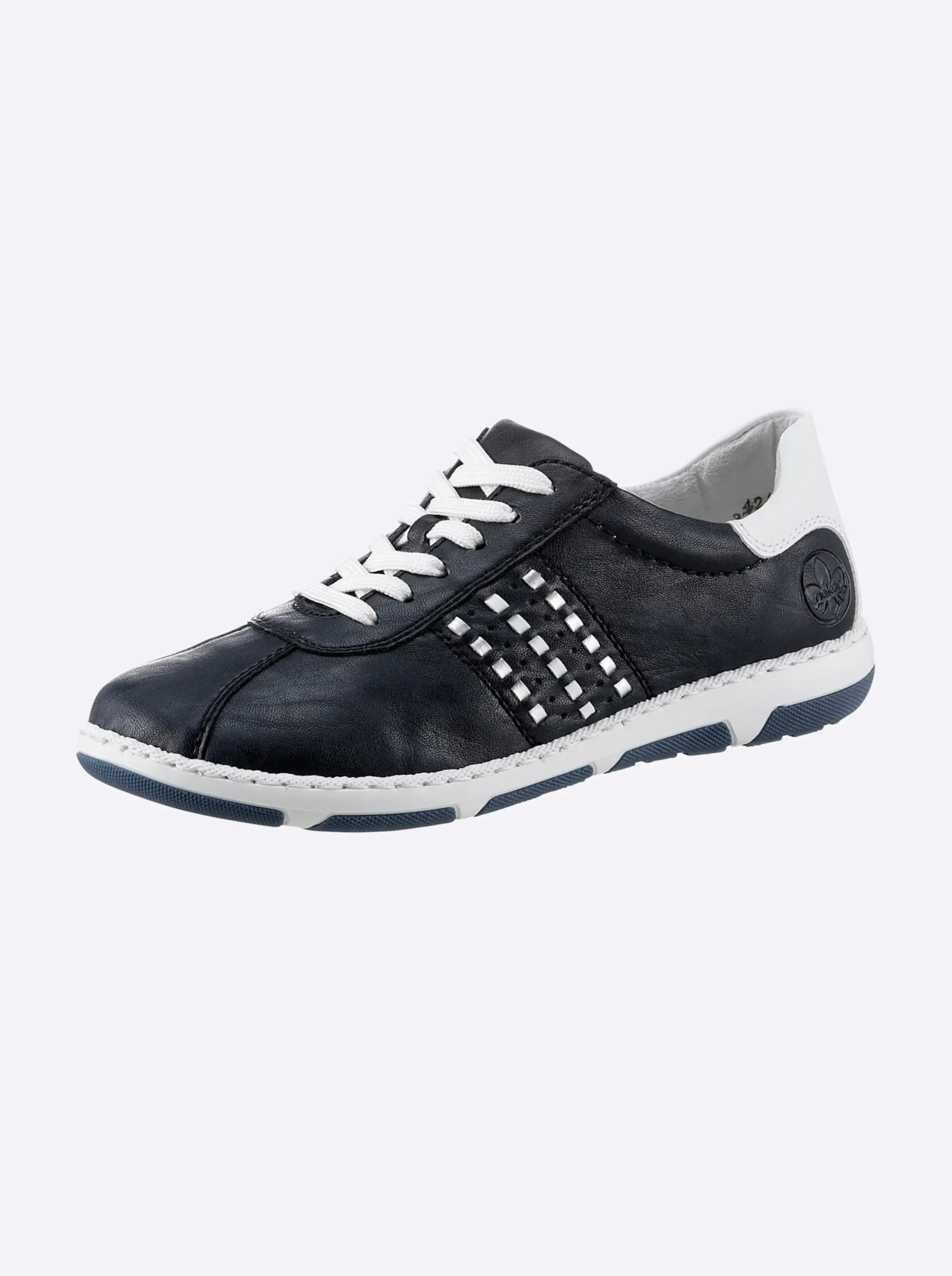 Sneakers & Schnürer|Rieker Sneaker für kräftige Füße dunkelblau